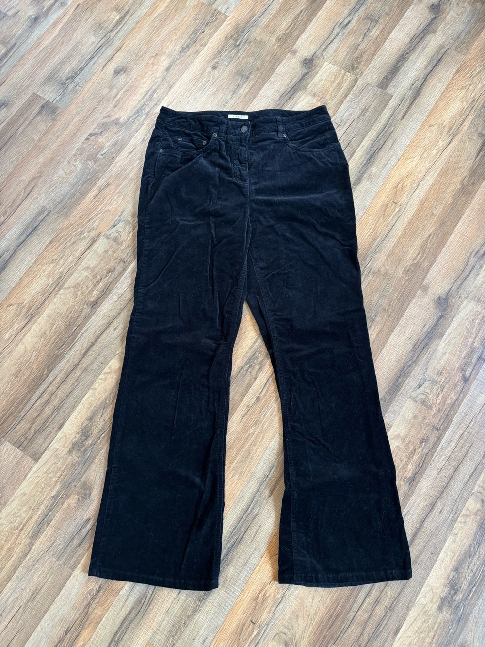 Jones New York Black Corduroy Boot Cut Pants